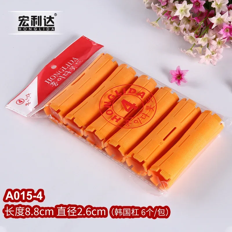 Би weeди tiges de permanente de cheveux tiges de vague froide tiges de permanente en plastique rouleaux de friser de cheveux bigoudis peigne en queue de pied en acier bigoudi sans chaleur: Violet