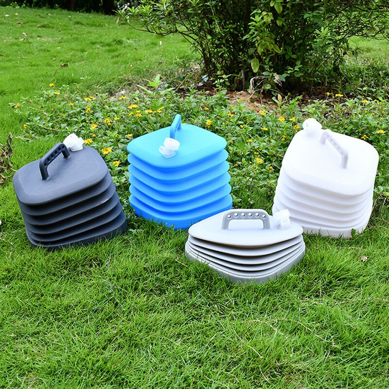 Folding Silicone Water Bucket Car Portable Water Tank Large Capacity Folding Water Storage Bucket Outdoor Water Container