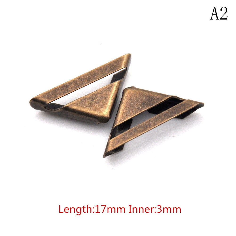 12PCS Metal Book Corner Scrapbooking Albums Menus Folders Protectors: A2