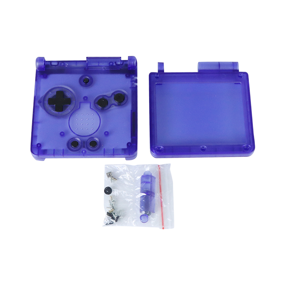 Funda transparente para GBA SP, carcasa de repuesto para Game Boy Advance SP, 1 piezas: Plata