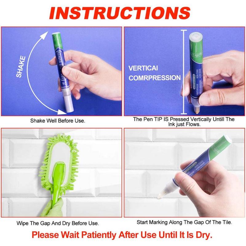 Tegel schoonheid naaipen schimmelwerende tegel badkamer vloertegels en waterdichte verf barst cl badkamer vloerpen ontsmetting  x8 x 6