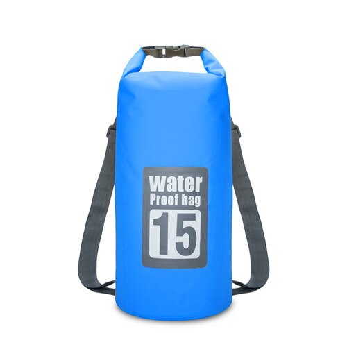 Winmax – sac à dos sec étanche pour activités en plein air, sac de rangement pour Sports de Rafting, kayak, canoë, natation, Kits de voyage: 15L Blue