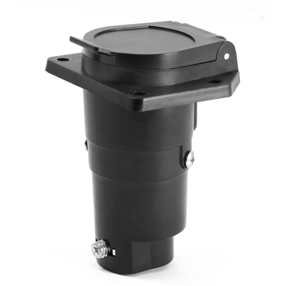 Tirol 7Pin TrailerSocket 7 Way Round Trailer Connector RV Light Plug Connector Female Tow bar Vehicle End T21848a