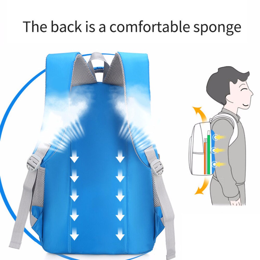 Primary Students Schoolbag Big Capacity Children Backpack Bag Reduce the Burden of Books Waterproof Pack for Teenager Girls Boys