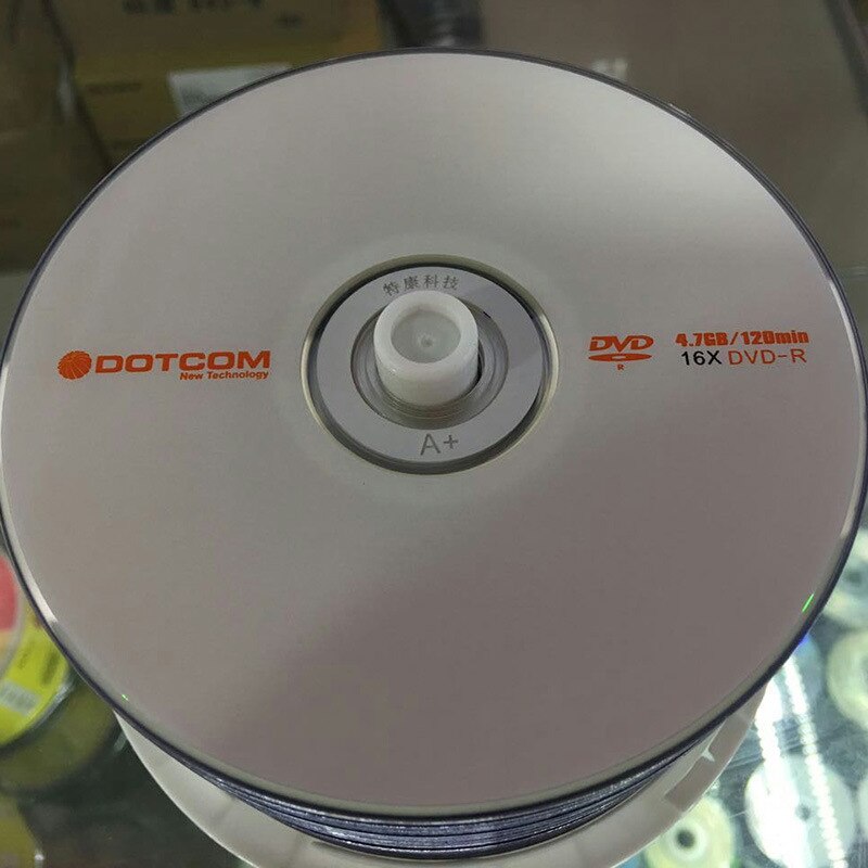 50Pcs Dvd Drives Blank DVD-R Cd Schijven 4.7Gb 16X Bluray Recordable Media Compact Eenmaal Data Opslag Lege dvd-schijven