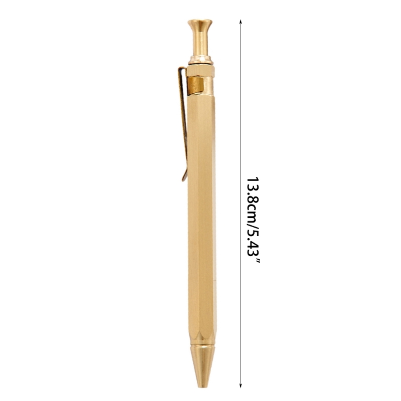 Smooth Ballpoint Pen Metal Journaling Pens Smoothly Pen Press Writing Pens School Office Supplies for Students