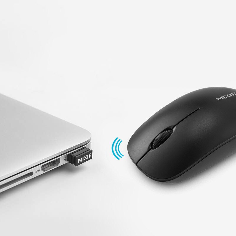 Mixie 2.4G Draadloze Muis Voor Computer Notebook Draagbare Reizen Muis Ultra Muizen Voor Laptop Pc Desktop