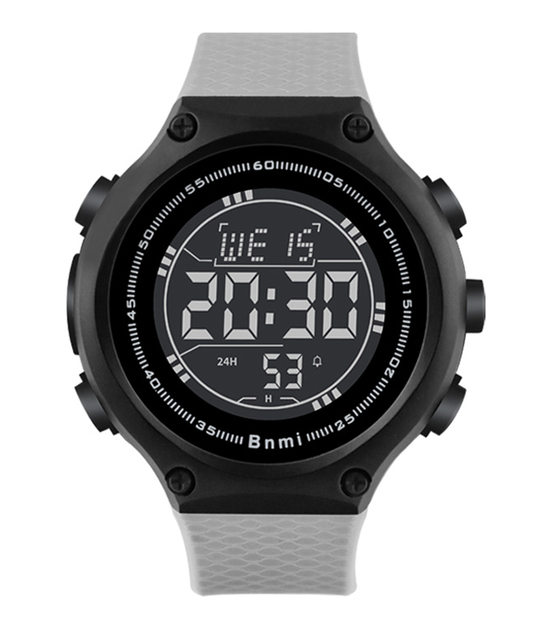Sporthorloge voor heren Lichtgevende digitale horloges Datum Weekweergave Originele waterdichte horloges Geavanceerde herenklok Cadeau