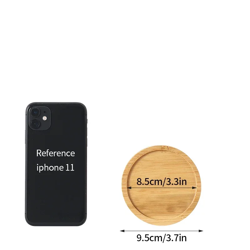 Nordic Decoratief Dienblad Houten Dienblad Retro Ronde Serveerschaal Fruit Dessert Opbergbakken Koffiekopje Mat Pad Home Decor Mohamedajuan: Bordeaux