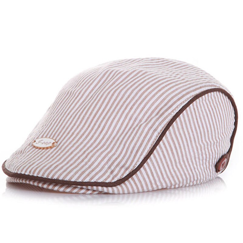 0-2 years spring baby beret hat kids sonbonnet pink blue coffee 3 colors H-011