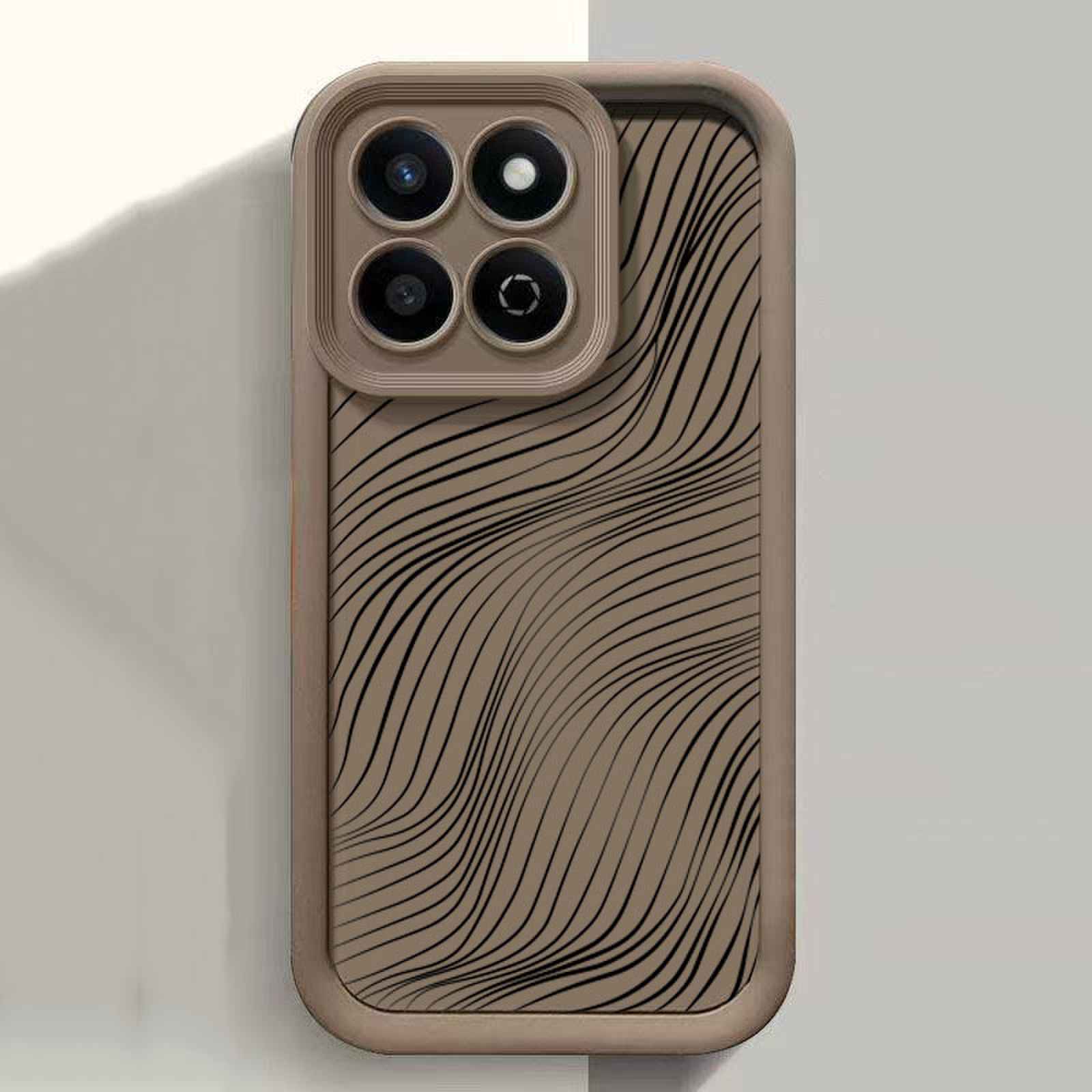 Telefoon Behuizing Voor Honor X7D 5G X7C X7B 4G 5G Case Honor X7A X7 4G duurzaam Case Schokbestendig i02: Hout / Blauw
