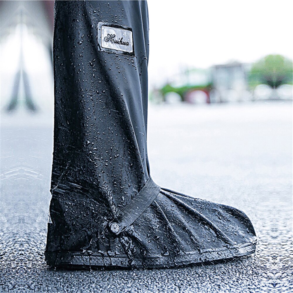Alta superior à prova dresuágua resuable ciclismo bicicleta chuva bota sapatos capa óleo proteção contra poeira para todas as estações período epidêmico