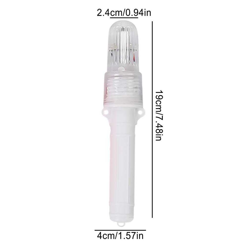 LED Angell icht LED Licht gesteuert Fischerei Doppel blitz lampe Boje Signal Licht wasserdicht Netz Blitz Warnleuchte Anzeige: WHITE