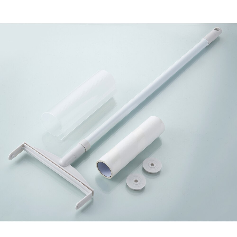 Mopa adhesiva, rodillo de pelusa, mango extensible, rodillo de papel adhesivo, rodillo de limpieza de suelo para sofá, rodillo para polvo de pelo, Herramientas de limpieza de pelusa para mascotas