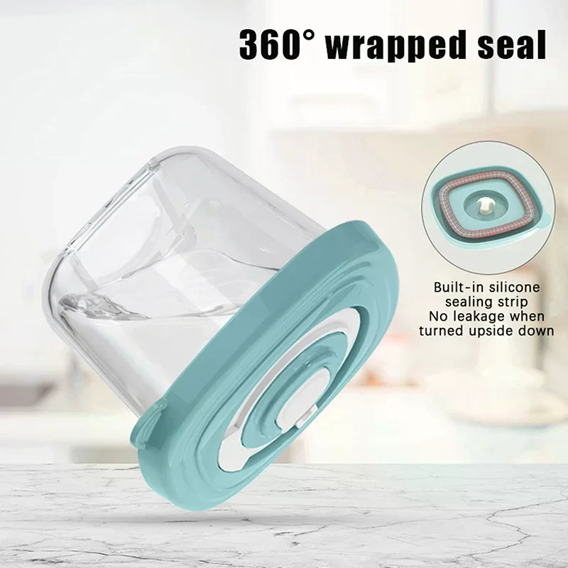 1/4/6PCS Glass Food Containers With Silicone Lids Food Jars Food Storage Containers For Snacks Freezer Microwave Dishwasher Safe