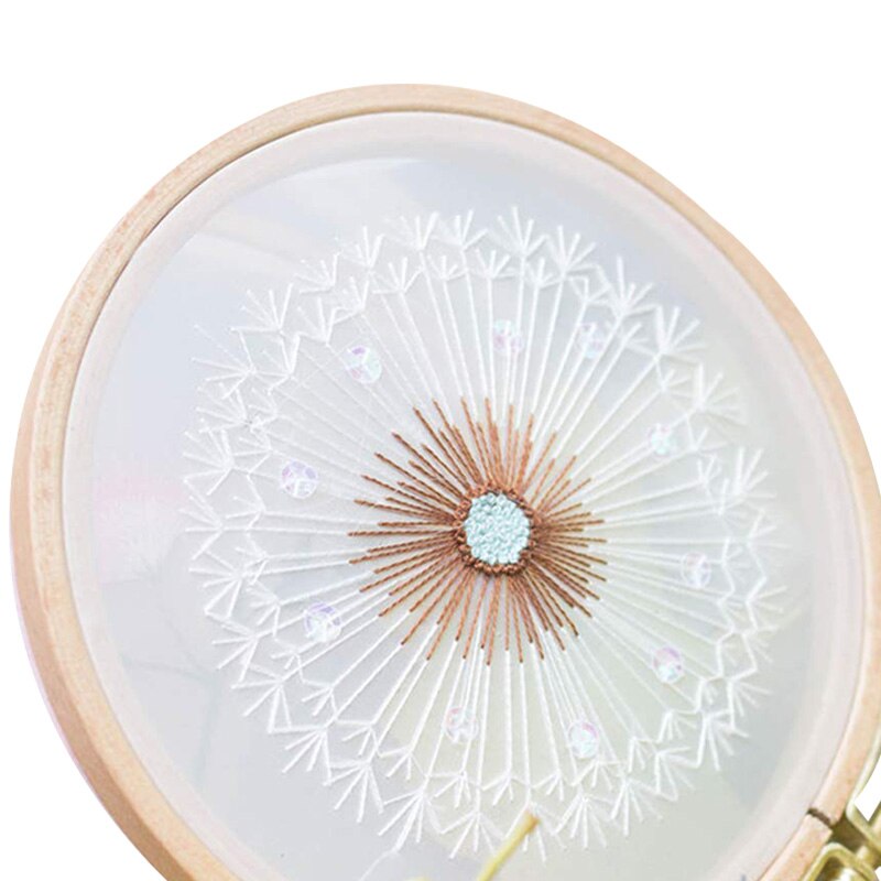 KEKEMEOW Stickerei-Set Für Anfänger - 3 Wunderschöne Wildblumen-Muster Zum Selbermachen