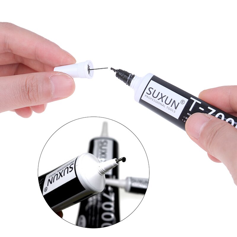 15ml T7000 Super noir résine époxy T-7000 noir corps caoutchouc Super mastic téléphone portable écran tactile Repa