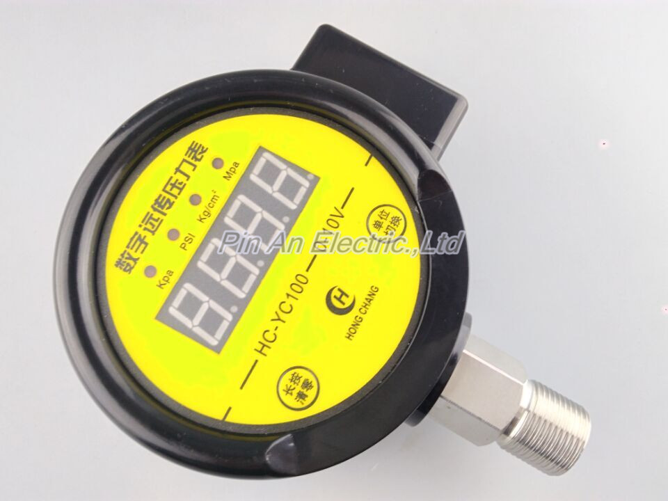 DC12V-24v 0-6MPA Digital remote pressure gauge constant pressure water supply Digital remote pressure gauge HC-YC100