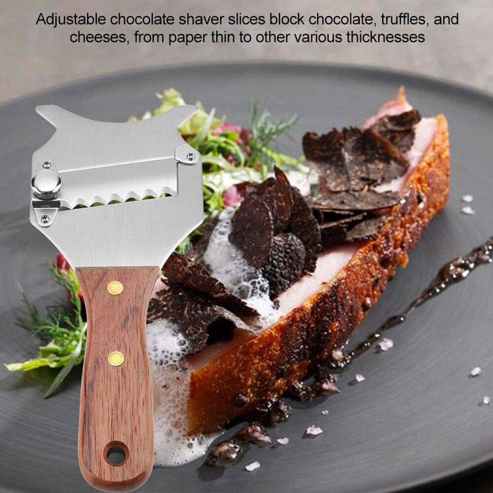 Multi-purpose Truffle Slicer Stainless Steel Chocolate Truffle Shaver Knife Truffle Slicer Grater Cutter Metal Shaver Kitchen