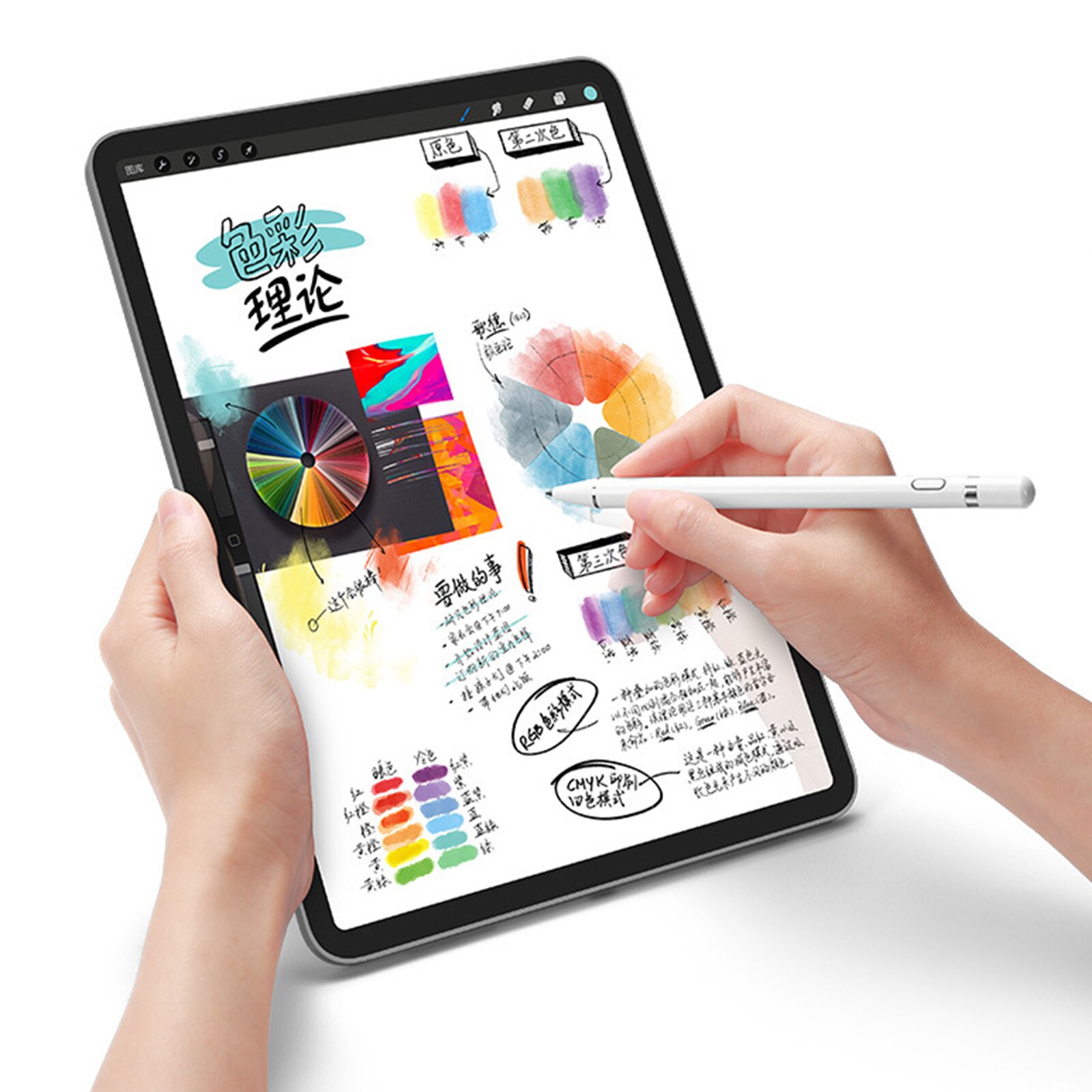 Stylus Pen Fine Point Active Capacitive Stylus Pencil for Smart Phone Tablet Drawing Handwriting Phone Smart Pencil Accessories