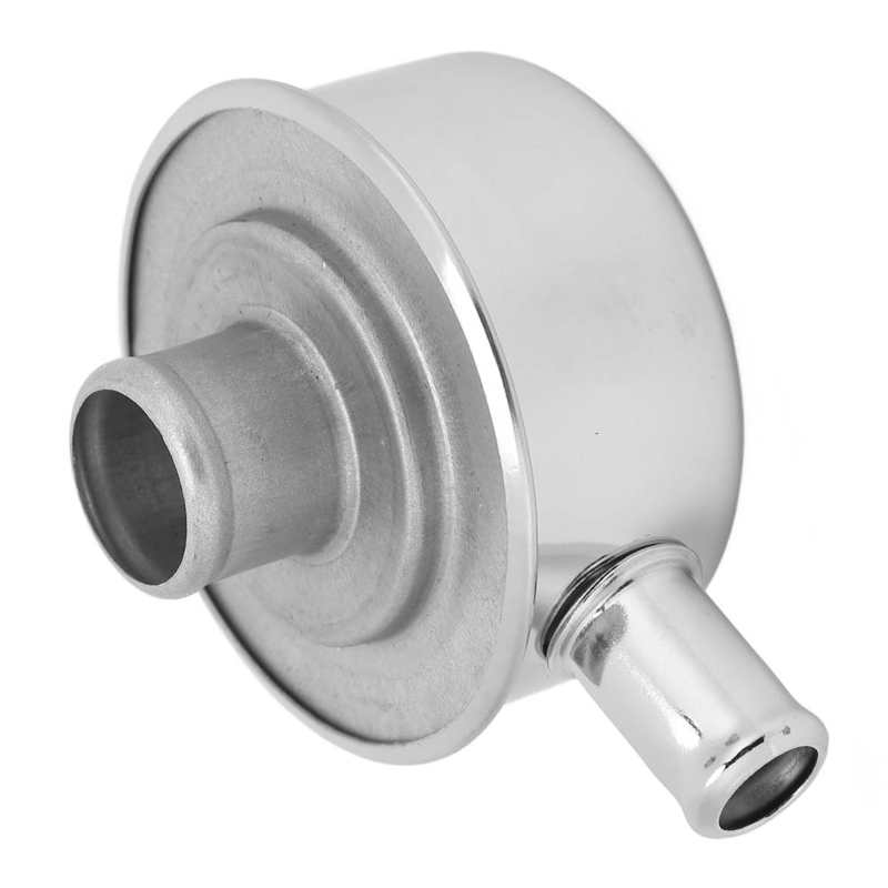 Valve Cover Breather Filter Push In Style Beautiful Round Valve Cover Breather with Vent Tube Replacement for SBC BBC SBF 350