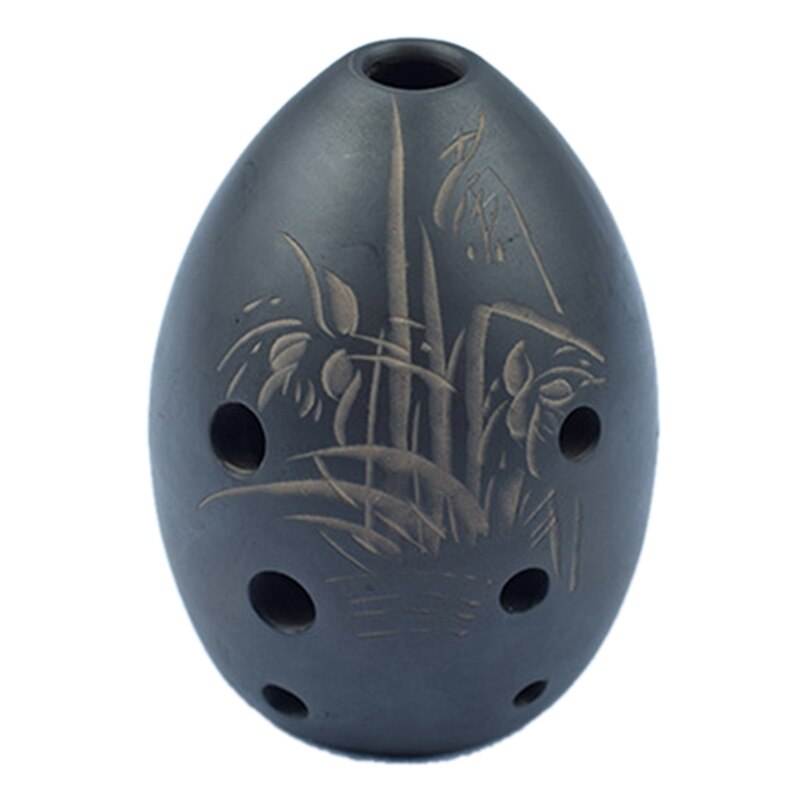 Musica Xun strumenti a fiato nazionali in ceramica otto fori piccoli strumenti antichi cinesi in ceramica: Default Title