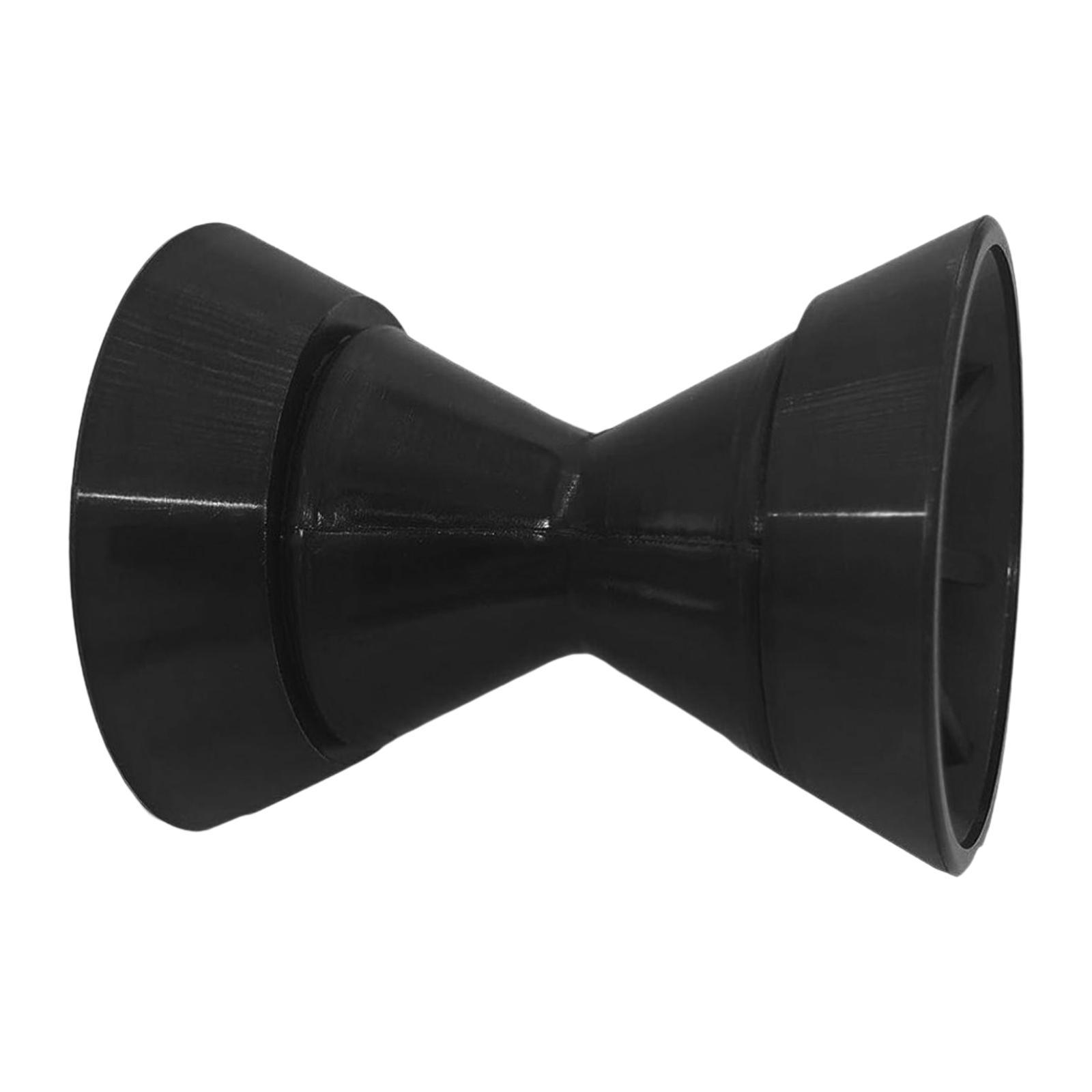 Rodillo de arco, rodillo de remolque de barco, reemplaza los accesorios de fijación, montaje de pieza, campana de tope de arco, soporte de remolque de barco: Negro