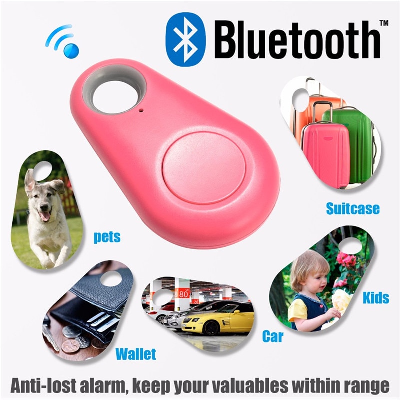 Mini smart label bluetooth 4.0 tab tracker barn ældre taske tegnebog kæledyr nøglefinder gps lokaliseringsalarm uden batteri