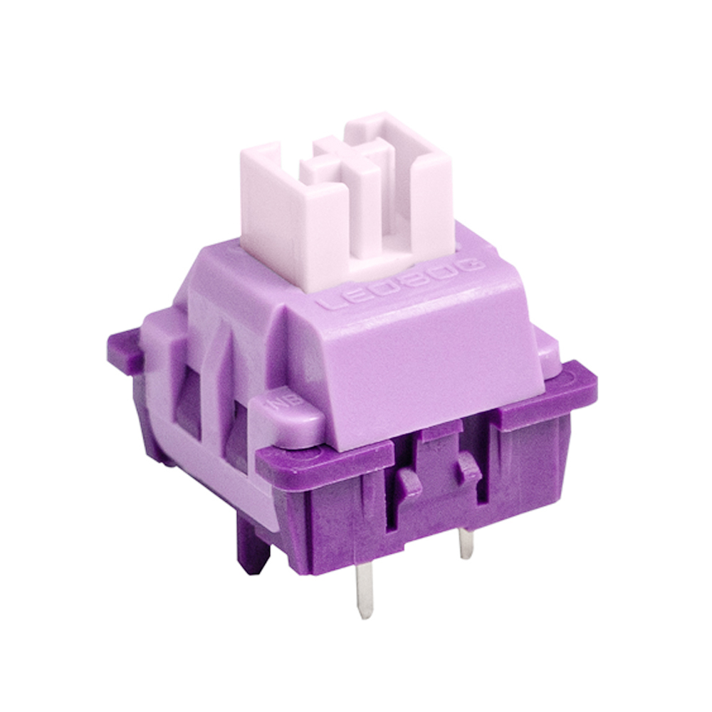 Keyboard Switch Linear Tactile 39g Work Travel 1.8mm 3Pin Shaft Switches for Swap Mechanical Keyboard Custom Keyboard Switch: Purple Switch