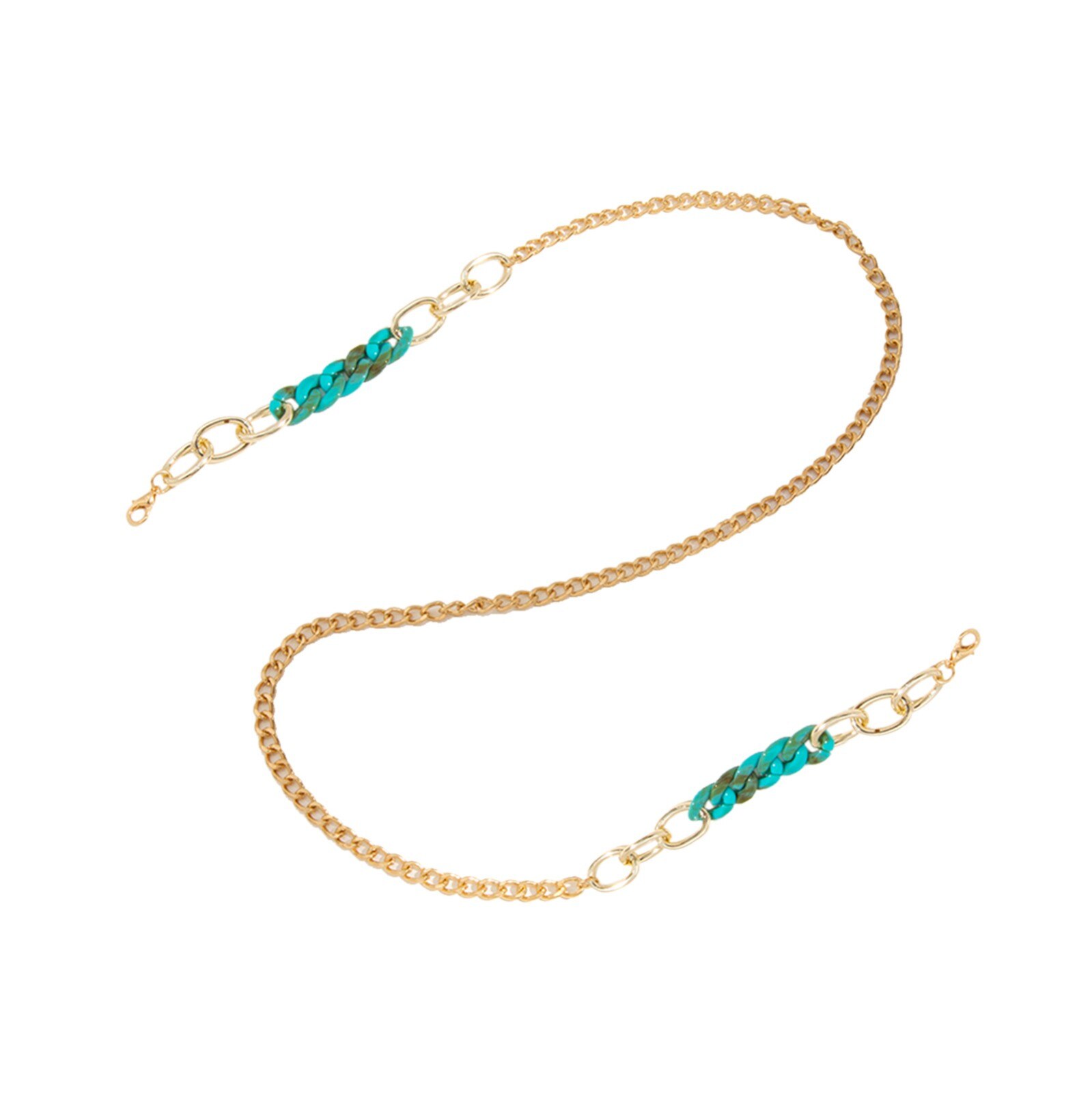 Acrylic Mask Hanging Rope Face Mask Lanyard Storage Hook Handy Convenient Holder Rope Antilost Antidrop Glasses Rope: Green