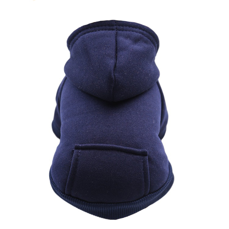 Sudadera con capucha para perro, ropa cálida con bolsillos para perros pequeños, abrigo para Chihuahua, cachorro, gato, Bulldog Francés, Invierno: XXL / Gris