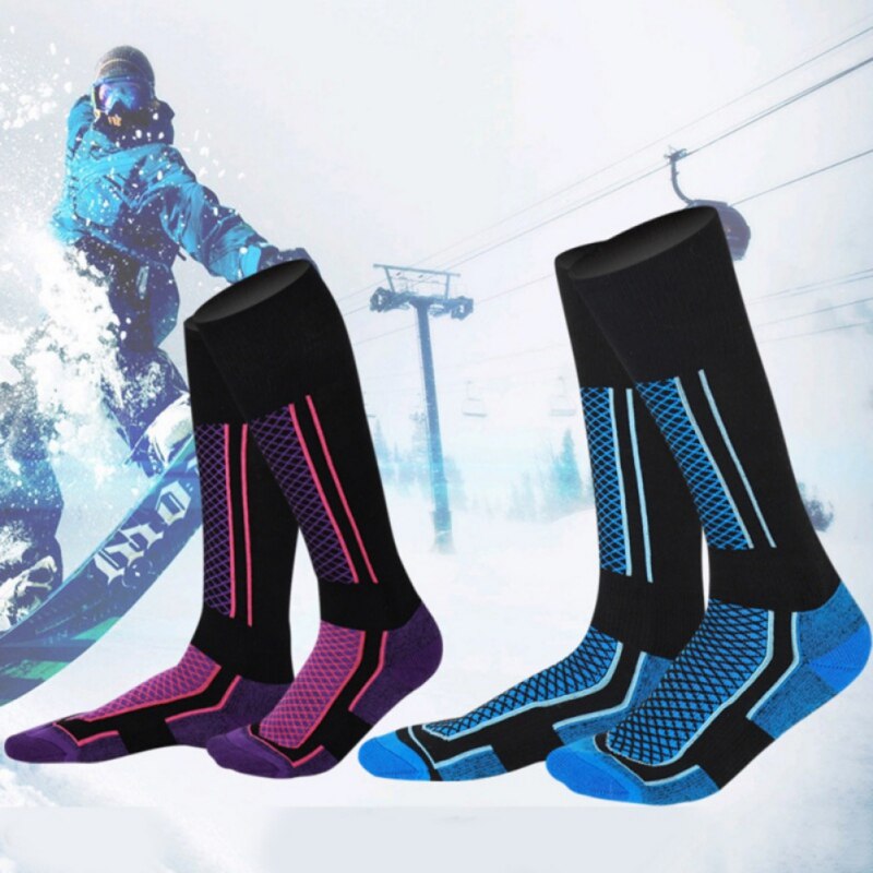 Kinder Kinder Winter Thermische Ski Socken Verdicken Baumwolle Warme Socken Snowboarden Radfahren Skifahren Wandern Strumpf Socken Bein Wärmer