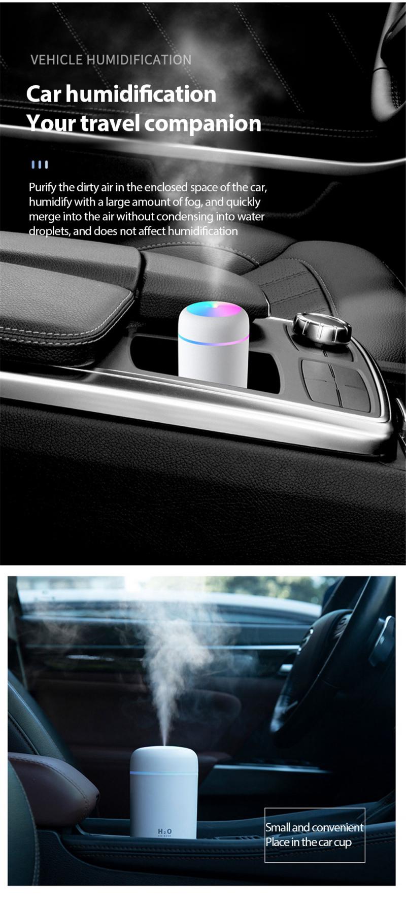 Umidificatore Per Auto Portatile Aromaterapia Mini USB Temu - Cina Umidificatore D'aria, Purificatore D'aria - Foto 9