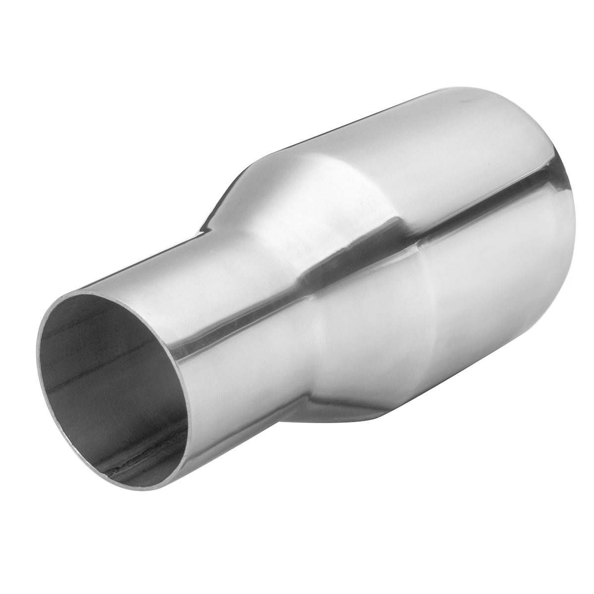 Universal- 2.25 "Einlass 3.5" Auslauf Auto Endrohr Auto Schwanz Rohr Schalldämpfer Fahrzeug Dual Zauberstab Winkel schneiden Auslauf düse