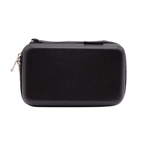 2.5Inch Draagbare Hdd Zak Externe Usb Harde Schijf Schijf Carry Mini Usb Kabel Case Cover Pouch Oortelefoon Tas Voor hdd Protector Case: Black