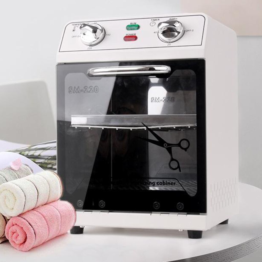 Bordplade ansigtshåndklæde varmere sterilisatorboks desinfektion varmelegeme skab salon spa maskine