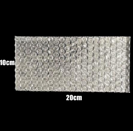 10*20cm 50pcs Plastic Wrap Envelope white Bubble packing Bags PE clear bubble bag Shockproof bag double film bubble bag