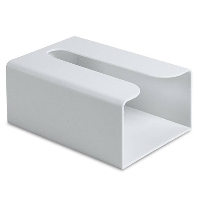 Wc Keuken Tissue Doos Papier Houder Draagbare Wandmontage Opslag Multifunctionele Organizer Case Home Decoratie: Grey