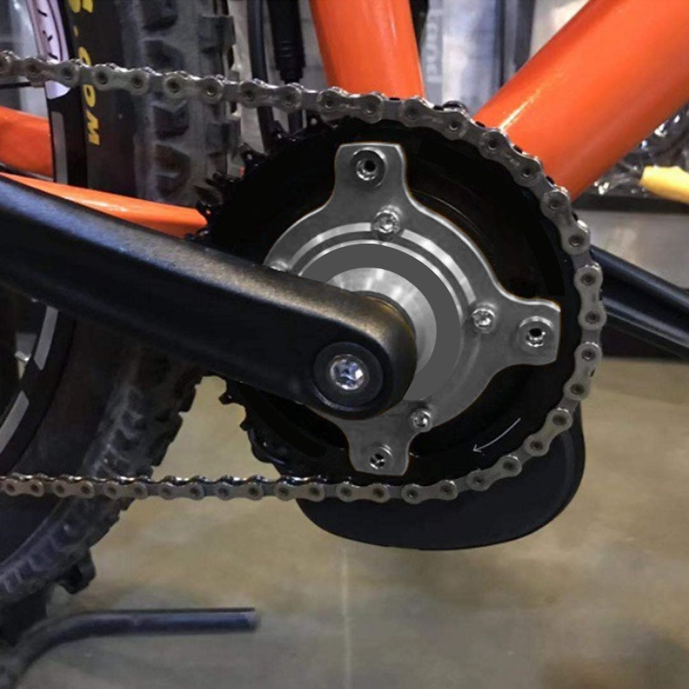 Kæde ring adapter tsdz 2 cnc 104 bcd kæde ring holdbar kædehjul spider adapter til cykel kædehjul tilbehør