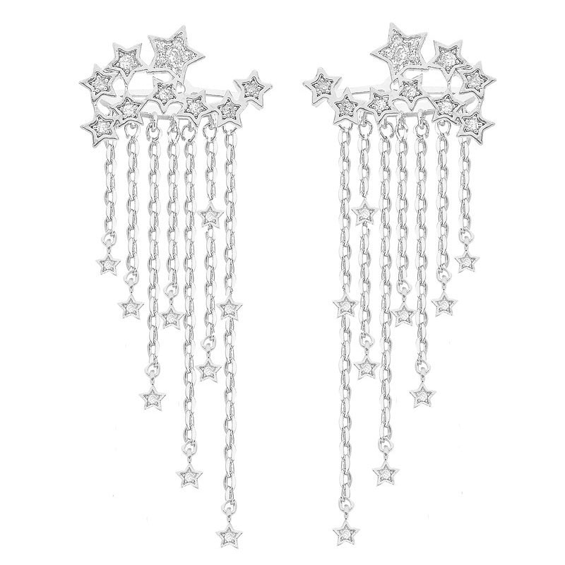 neue 1 Paar Frauen Lange Schmuck Ohrringe Mädchen – Vicedeal
