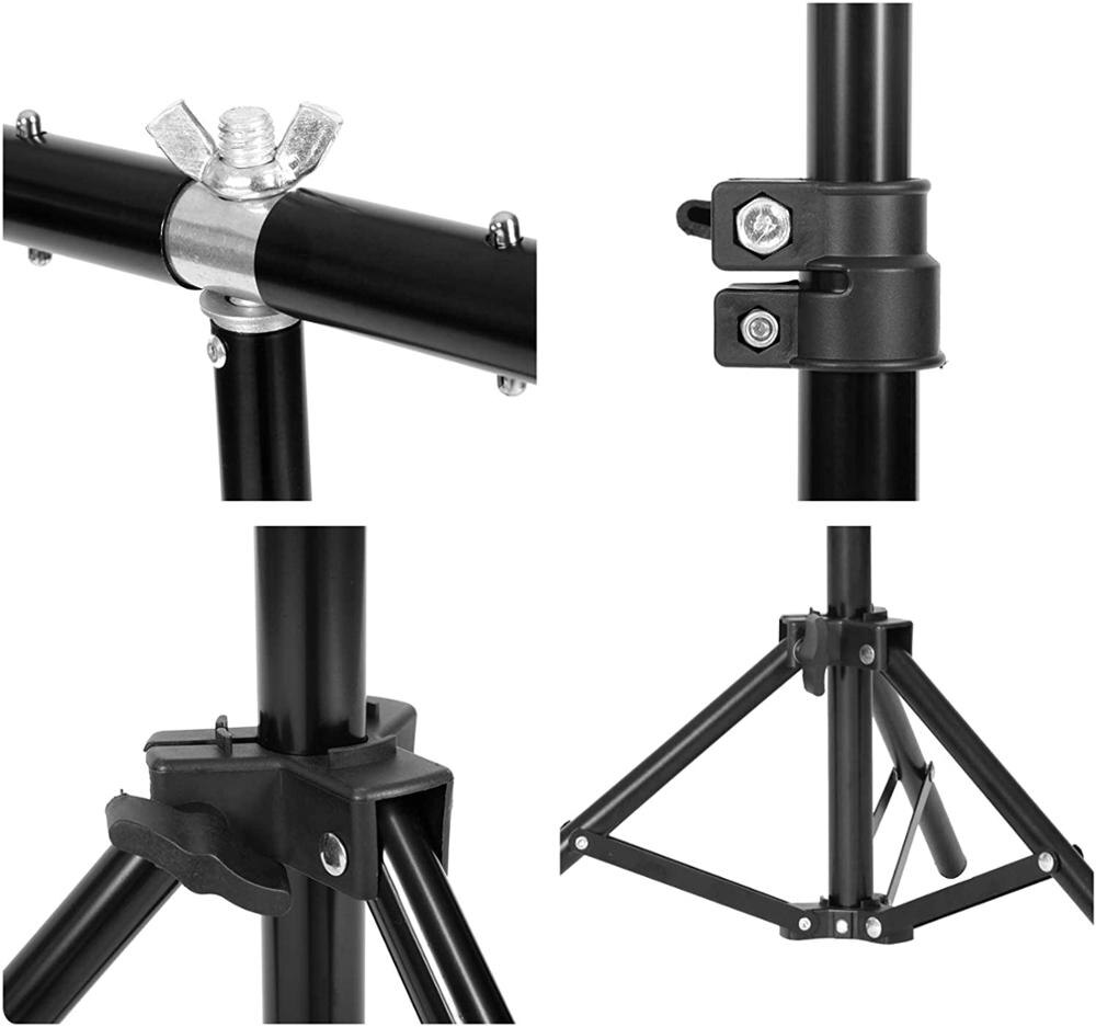 50X68Cm Achtergrond Ondersteuning Stand Kit T-Vormige Achtergrond Frame Fotografie Kits Voor Foto Studio Fotografie