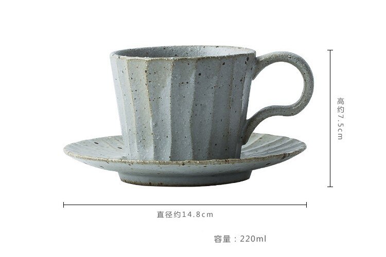 Juego De Tazas De café hechas a mano De cerámica originales De estilo Vintage japonés, Tazas reutilizables respetuosas con el medio ambiente, Tazas De café para el hogar DB60BD