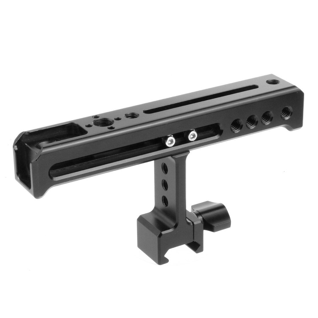 BGNing maniglia per fotocamera NATO Rail formaggio impugnatura superiore con supporto per scarpe fredde per Monitor universale per gabbia per fotocamera SLR foto video