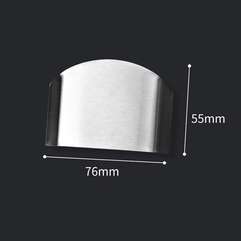 Two-finger Vegetable Cutting Hand Guard Stainless Steel Finger Guard Hand Guard Safety Knife Cutting Finger Protection