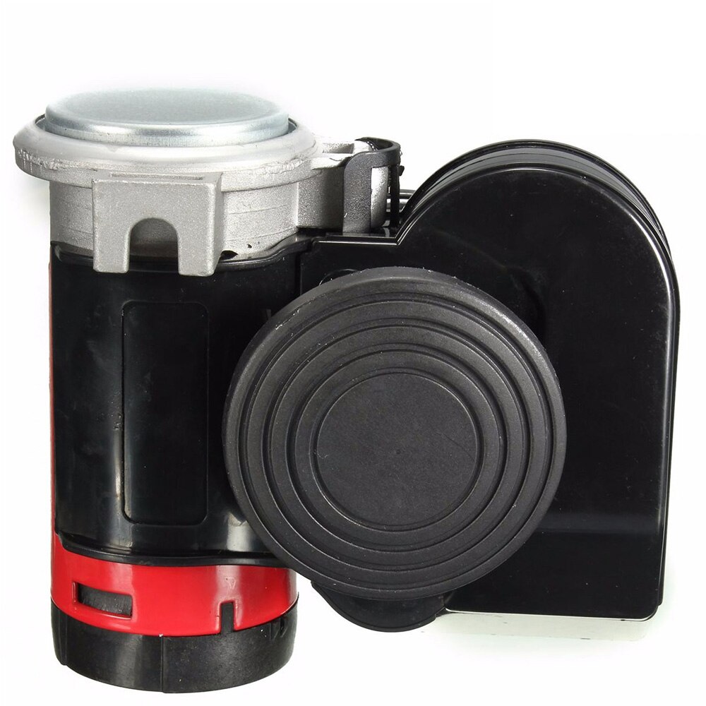 Brand 12V 139db Black Snail Compact Dual Air Horn for Car Vehicle Motorcycle Yacht Boat SUV Bike