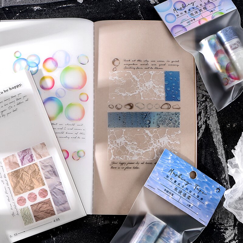 8Packs/Lot Inspiratie Van Dingen Serie Decoratieve Pet En Washi Tape