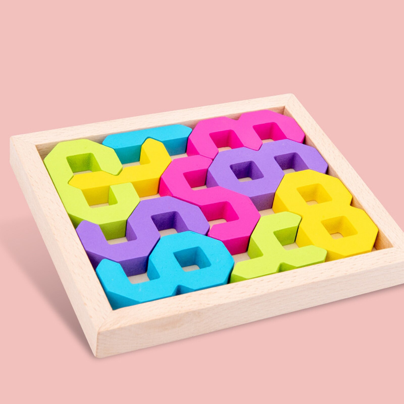 Educational Number Block Digital Games Puzzle Toys Develop Hand-on Ability