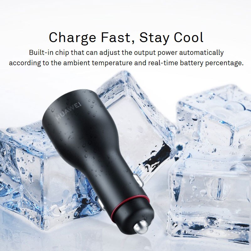 Originele Huawei CP37 Supercharge Autolader 2 40W Max 10V 4A Dual Usb 5A Type C Kabel Inbegrepen