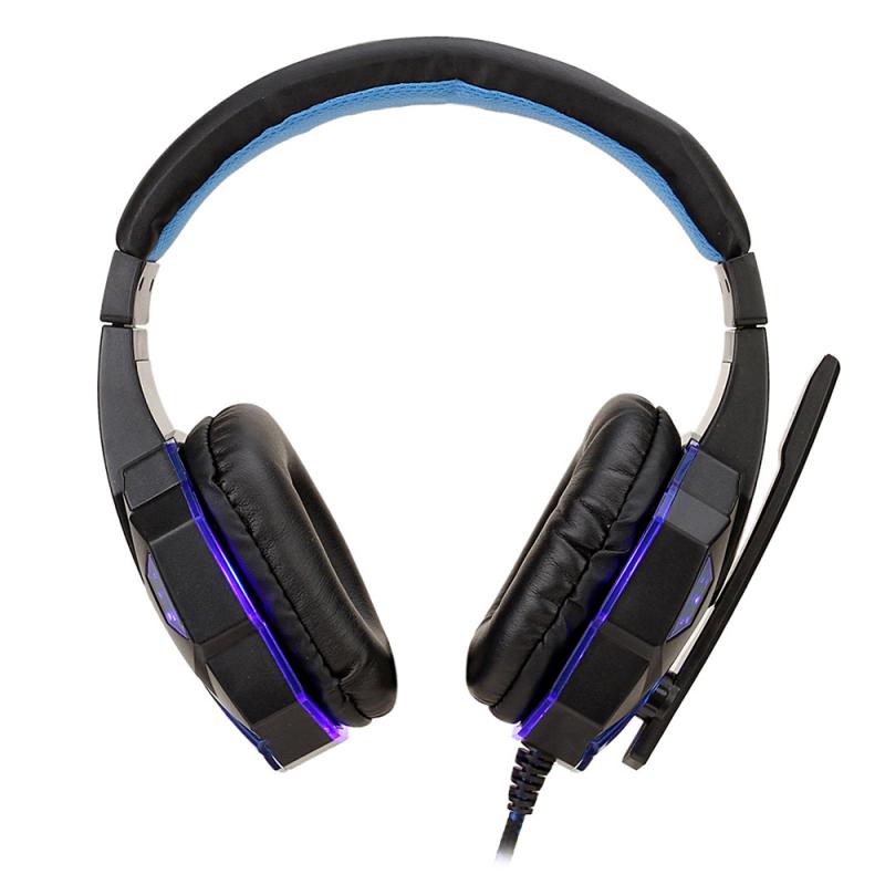Gaming Headsets Big Headphones With Light Mic Stereo Earphones Deep Bass For Switch Laptop Gamer Earphones