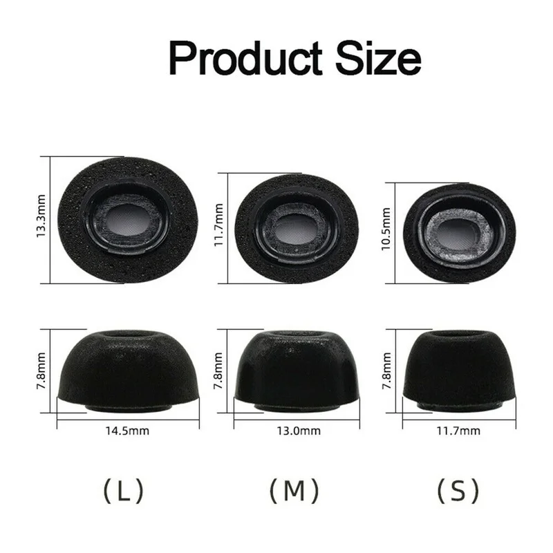 1/3 paires d'embouts d'oreille en mousse à mémoire de forme pour AirPodsPro, réduction du bruit, manchon de protection, embout d'oreille de remplacement pour Apple Air Pods Pro